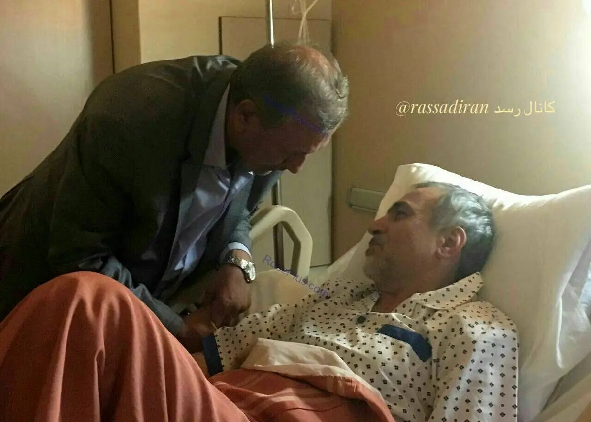 عکس/ عیادت وزیر رفاه از برادر رییس جمهور در بیمارستان