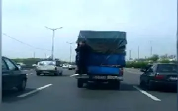 آخرین ورژن حمل مسافر با نیسان آبی! + فیلم 