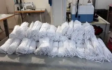 کشف 200 هزار عدد ماسک غیربهداشتی در "سرپل ذهاب" 