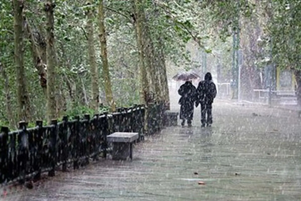 بارش باران در برخی استان کشور