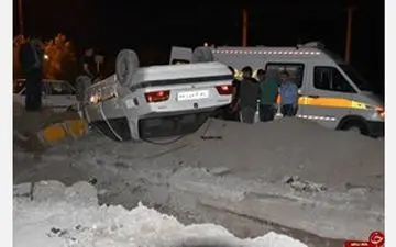 واژگونی خودرو دو زن جوان را به کام مرگ فرستاد