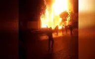 فیلمی دیده نشده از نجات چندین شهروند در آتش‌سوزی اغتشاشات اخیر