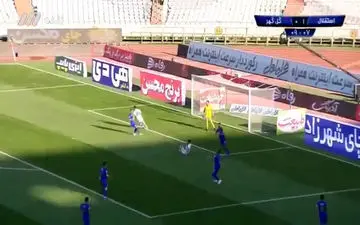 گل اول گل‌گهر به استقلال + فیلم