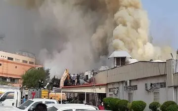 بازار پردیس کیش در آتش سوخت/فیلم