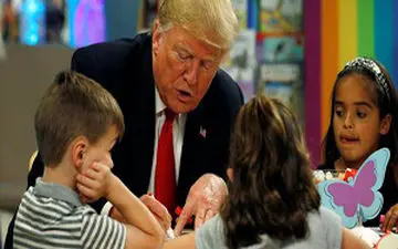 نقاشی ترامپ + فیلم