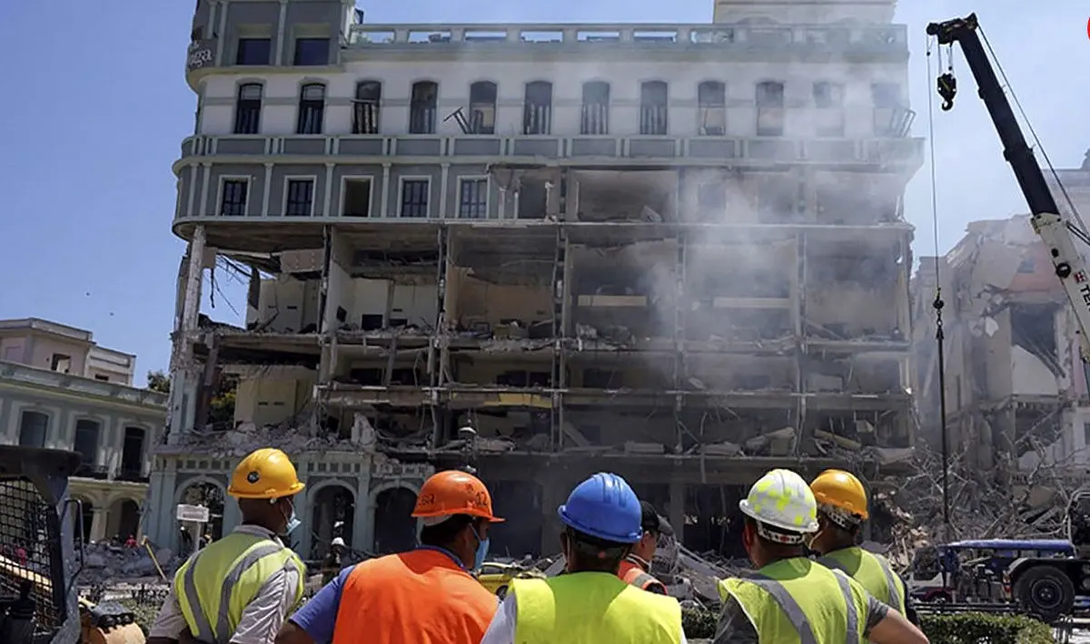انفجار مرگبار در هتل تاریخی/ ساختمان ویران شد + عکس 