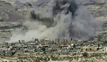  جنگنده‌های سعودی بار دیگر استان صعده را بمباران کردند 