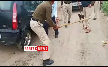 فیلم/رفتار بسیار خشن در هند با قانون شکنان قرنطینه