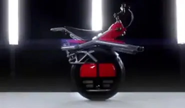موتورسیکلت قابل شارژی که با یک چرخ کار می‌کند + فیلم 