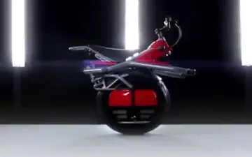 موتورسیکلت قابل شارژی که با یک چرخ کار می‌کند + فیلم 