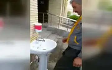 ایده‌ جالب هموطن مریوانی جهت پیشگیری از شیوع کرونا