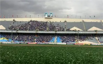 15 هزار هوادار در آزادی/ طرح موزاییکی آبی‌پوشان تکمیل شد 