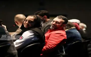 گزارش تصویری از حضور کامبیز دیرباز و نرگس محمدی در نشست خبری فیلم سینمایی " ۲۸۸۸" 