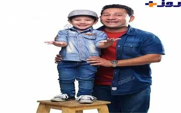 بازیگر مشهور و پر طرفدار طنز و پسرش+ عکس