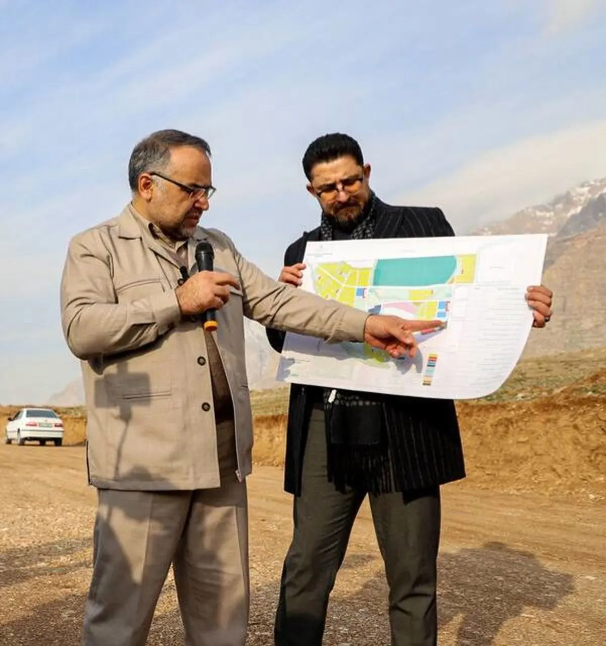 واگذاری زمین رایگان ساخت واحدهای ویلایی در دامنه  کوه تاریخی بیستون

