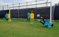  تمرین شاداب تیم ملی فوتبال بانوان پیش از بازی مقابل چین