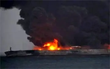 پیکرهای پیدا شده حادثه سانچی به کشور منتقل می شوند!