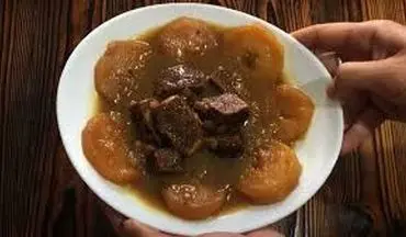 طرز تهیه خورشت سیب گلاب | خورشت محبوب همه