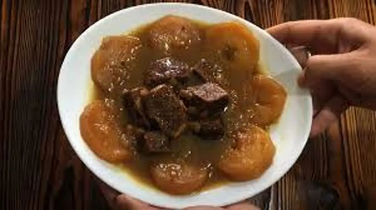 طرز تهیه خورشت سیب گلاب | خورشت محبوب همه