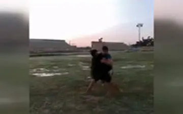  کشتی سعید عبدولی و برادرش