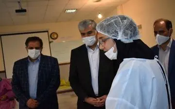 کارگاه دانشجویی تولید ماسک و اقلام بهداشتی "سراج" میزبان رییس و معاون فرهنگی، دانشجویی دانشگاه علوم پزشکی کرمانشاه