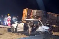 تصادف مرگبار در جاده قیدار ـ بیجار؛ دو نفر جان باختند