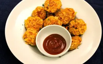 فست فود سالم و لذیذ | ناگت مرغ و سبزیجات