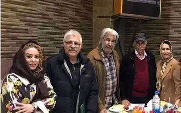 دورهمی بازیگران پیشکسوت در جشن گلریزان (عکس)