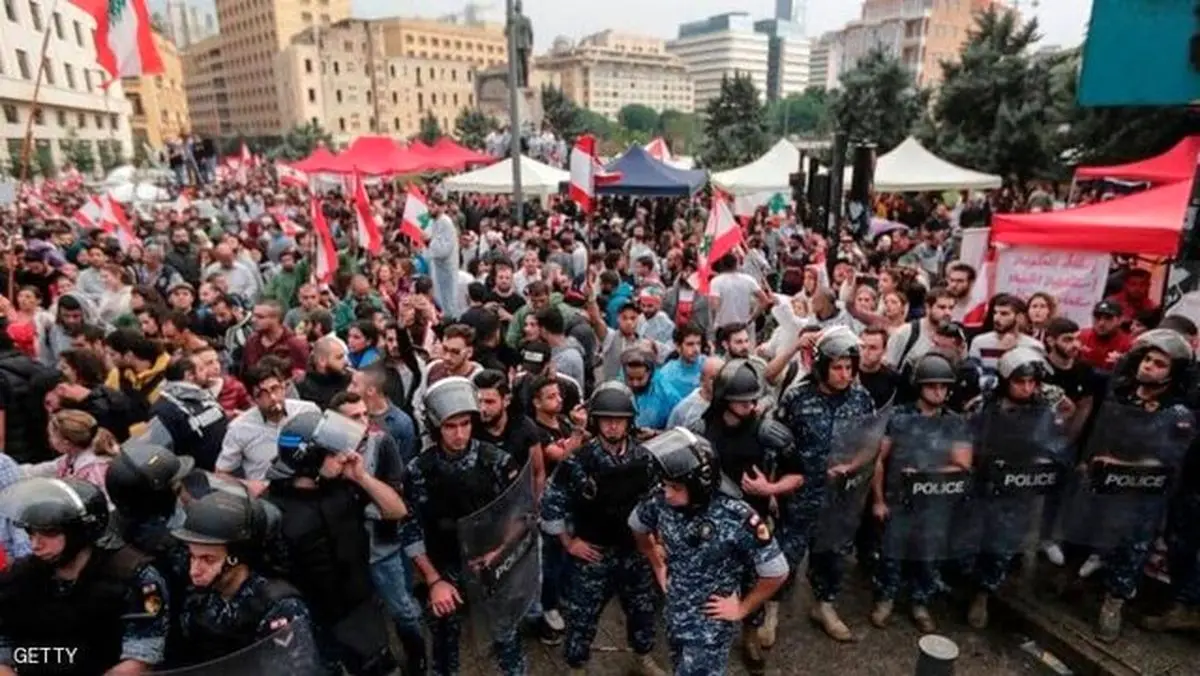 لبنانی‌ها برای نهمین روز متوالی امروز به خیابان‌ها آمدند