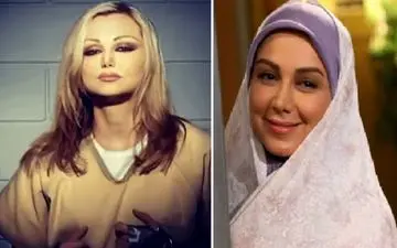 بهنوش بختیاری کشف حجاب کرد! / عکس بهنوش خانم روی جلد مجلات اونور آب چاپ شد! + عکس