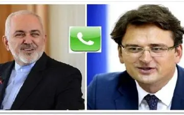 گفتگوی ظریف با همتای اوکراینی درباره روند رسیدگی به سانحه سقوط هواپیما
