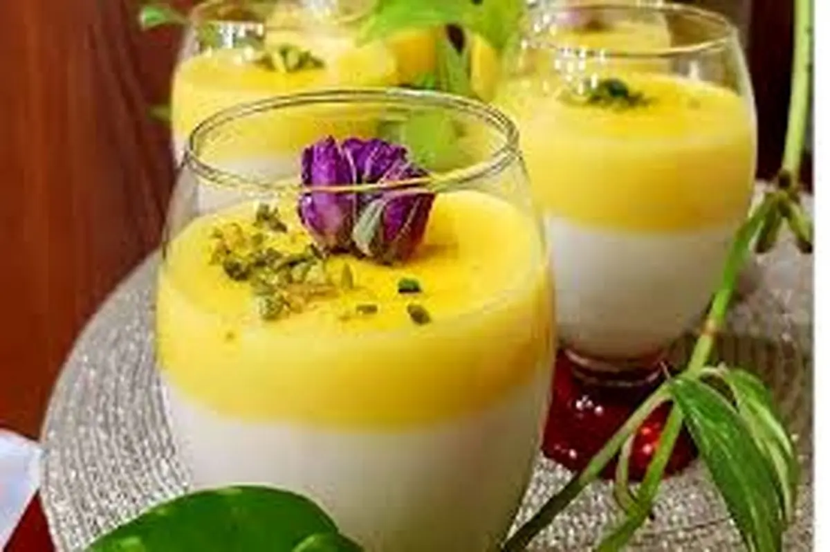 طرز تهیه فرنی وانیلی زعفرانی| واقعا بی نظیره