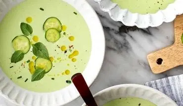 طرز تهیه سوپ خیار؛ پیش‌غذای رژیمی خوشمزه و خنک برای لاغری