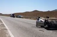 تصادف در جاده‌ای زنجان ۴ نفر را مصدوم کرد