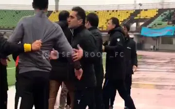 اتفافات زشت در دیدار سپیدرود و نود ارومیه+فیلم