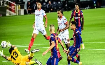 هفته پنجم لالیگا| توقف بارسلونا مقابل سویا در نیوکمپ
