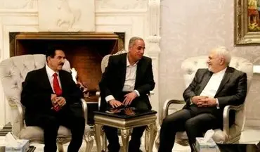 دیدار ظریف با دبیرکل اتحادیه میهنی کردستان