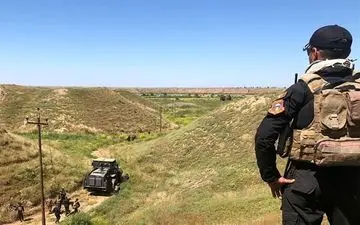 انهدام مقرهای داعش در رشته کوه‌های "حمرین" عراق