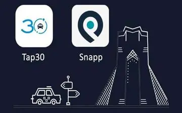 وضعیت تاکسی های اینترنتی در تهران + عکس