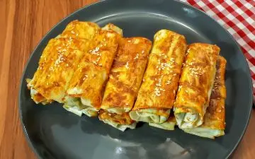 طرز تهیه بورک اسفناج و پنیر| یه لقمه خوشمزه و سالم 