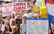 تظاهرات کروات ها علیه سقط جنین