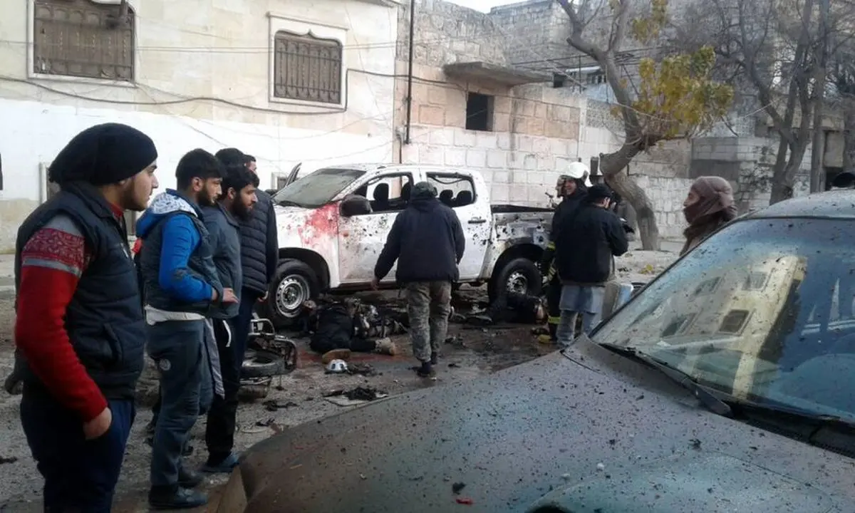  انفجاری مهیب ادلب در شمال غرب سوریه را لرزاند