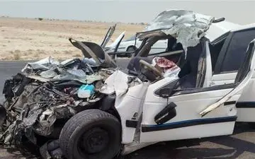 تصادف مرگبار ۳خودرو در محور سنندج -کامیاران/ یک کشته و ۸ زخمی