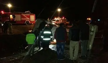 حادثه دلخراش در جاده مهاباد - سردشت؛ یک کشته و دو مصدوم