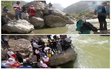 امیدها برای پیدا کردن پیکر جوان غرق شده در سیمره وجود دارد