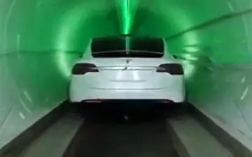 تونلی در عمق 9 متری زمین برای حمل و نقل فوق سریع + فیلم 