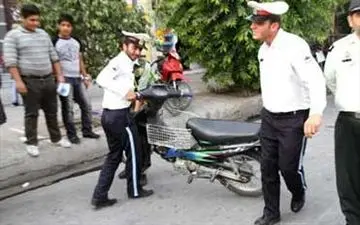 توقیف 600 هزار موتورسیکلت در ٩ ماهه امسال