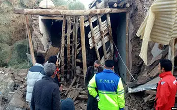 
تصاویر هوایی مناطق زلزله‌زده آذربایجان شرقی