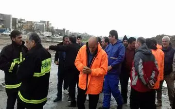 بازدید دکتر سعید طلوعی از مناطق آسیب پذیر شهر کرمانشاه در زمان وقع سیل احتمالی