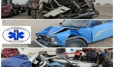 طوفان شن در کرمان، انسداد جاده و تصادف مرگبار